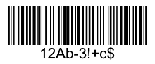 Code 128 B Barcode