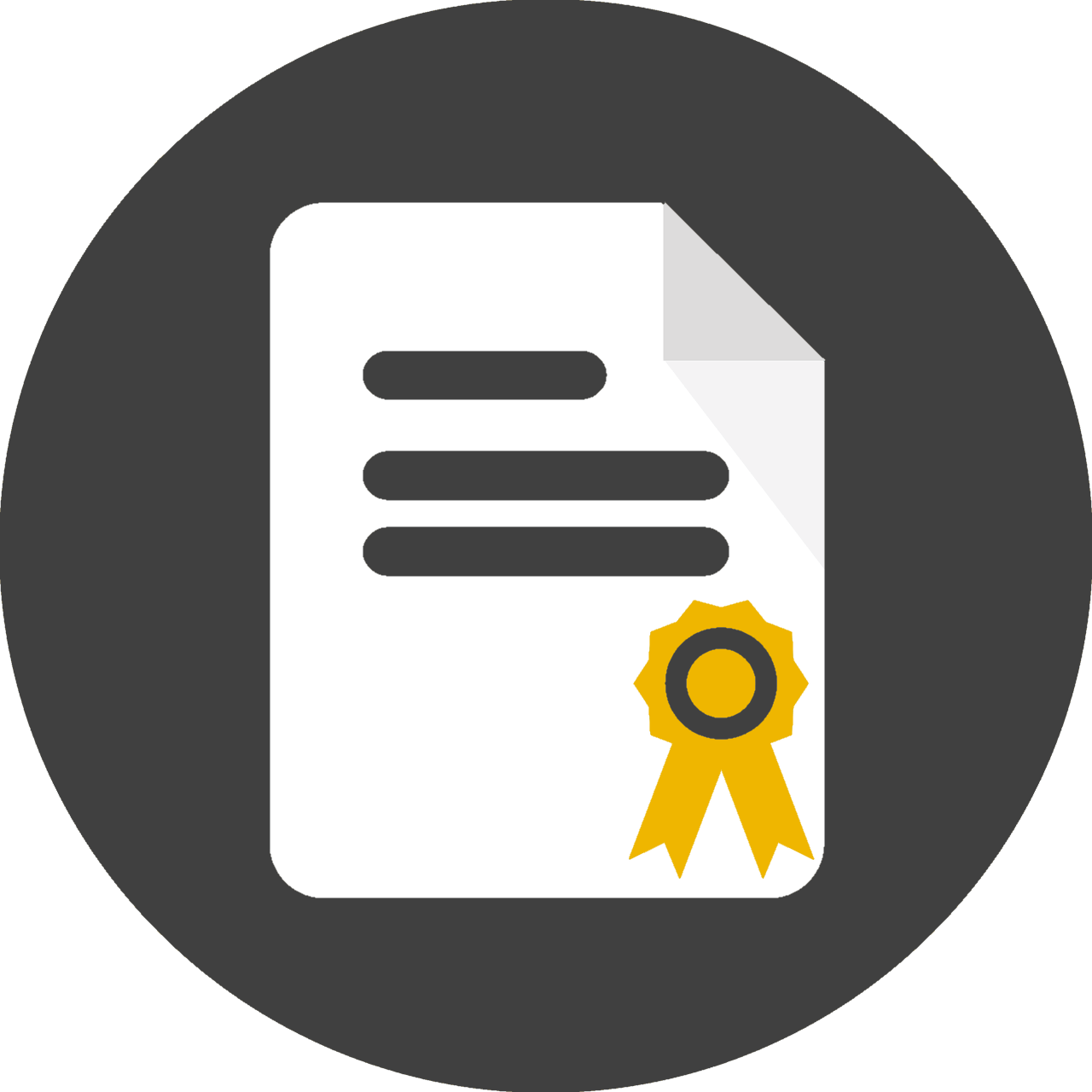 ISO Certification Document Icon