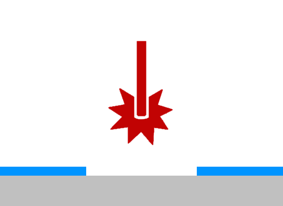 illustration of a coating removal laser marking