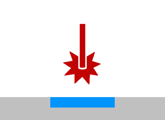 illustration of a discoloration laser marking